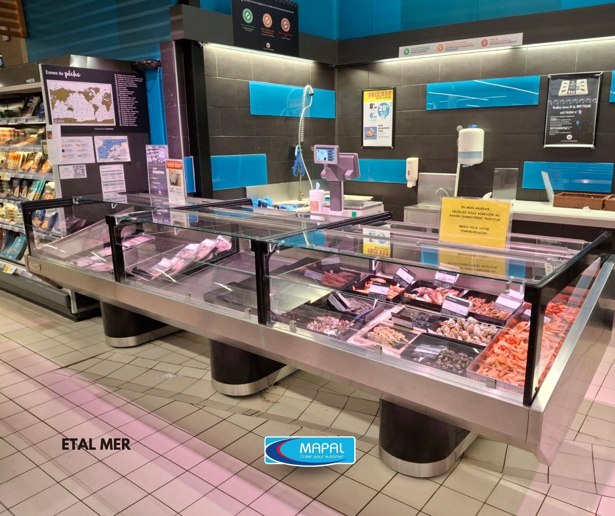 Étal poisson MER hybride